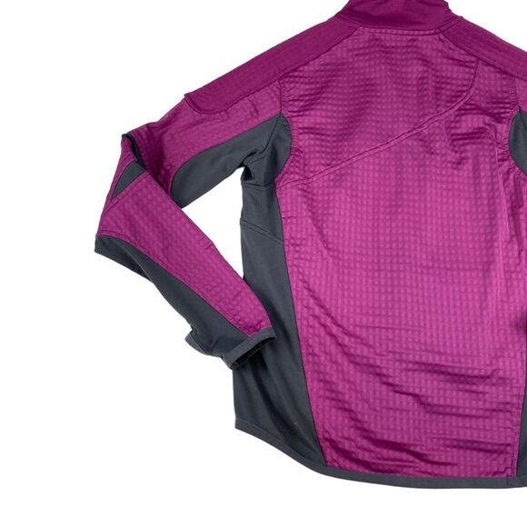 Nike Sphere Thermal Track Jacket Women Small Purple Gray Long Sleeve Full Zipper - Picture 10 of 12